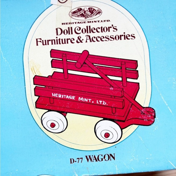 Heritage Mint Ltd Vintage Doll collectors accessories D-77 red wagon - Picture 9 of 10